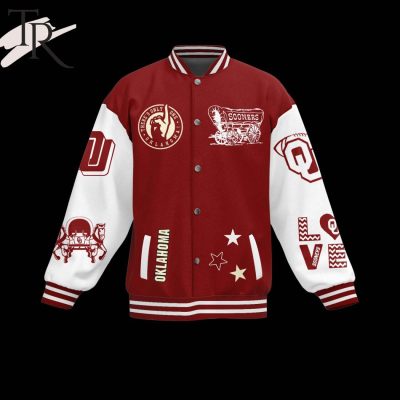 Okalahoma Sooners Boomer Sooner Baseball Jacket