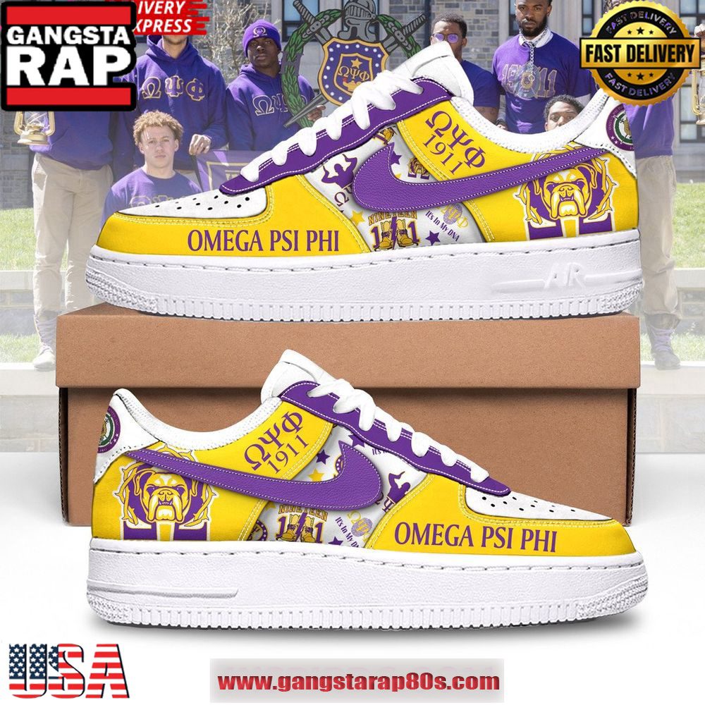 Omega Psi Phi Limited Edition Air Force 1 Shoes Running Sneakers Omega Psi Phi Limited Edition Air Force 1 Shoes Running Sneakers