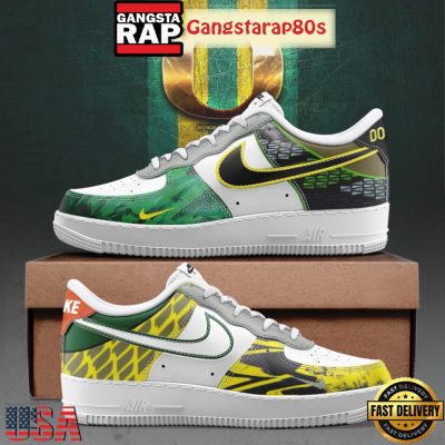 Oregon Ducks Basketball New Season Nike Air Force 1 Shoes Running Sneakers