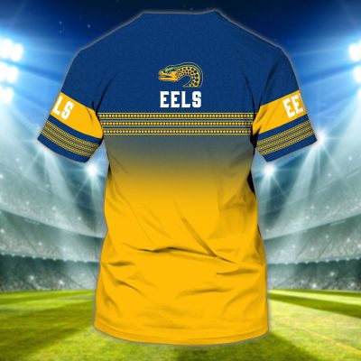Parramatta Eels NRL Personalized Name 3D Tshirt