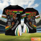 Penrith Panthers Personalized Name 3D Tshirt Gift For Nrl Fan Tad 02