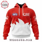 Personalized Afl Sydney Swans Home Kits 2023 Hoodie Studious Look - demo10