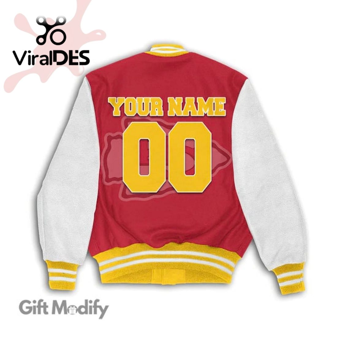 Personalized NFL Kansas City Chiefs I Love My Ruby Player Red Baseball Jacket Personalized NFL Kansas City Chiefs I Love My Ruby Player Red Baseball Jacket