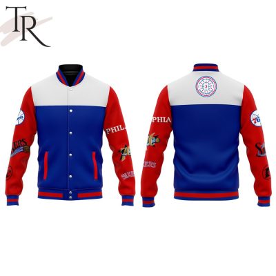 Philadelphia 76ers Allen Iverson Baseball Jacket