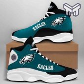 Philadelphia Eagles Air Jordan 13nfl Big Logo Football Team White Black J13 Shoes Mr01 1.jpg - demo10