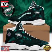 NFL Philadelphia Eagles New Design Air Jordan 13 Running Sneakers Shoes For Fans