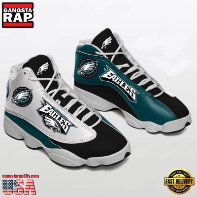 Philadelphia Eagles NFL Ver 2 Air Jordan 13 Sneakers Shoes