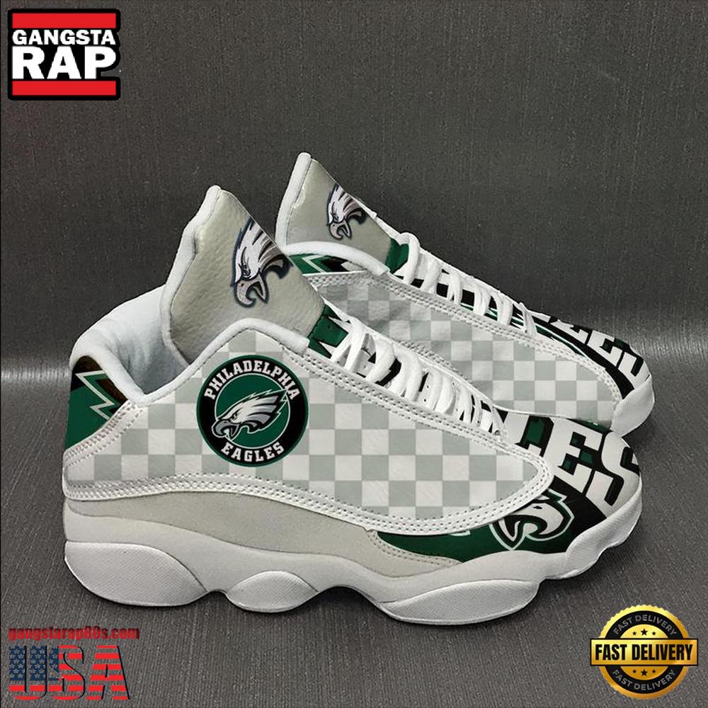 Philadelphia Eagles NFL Ver 3 Air Jordan 13 Sneakers Shoes Philadelphia Eagles NFL Ver 3 Air Jordan 13 Sneakers Shoes