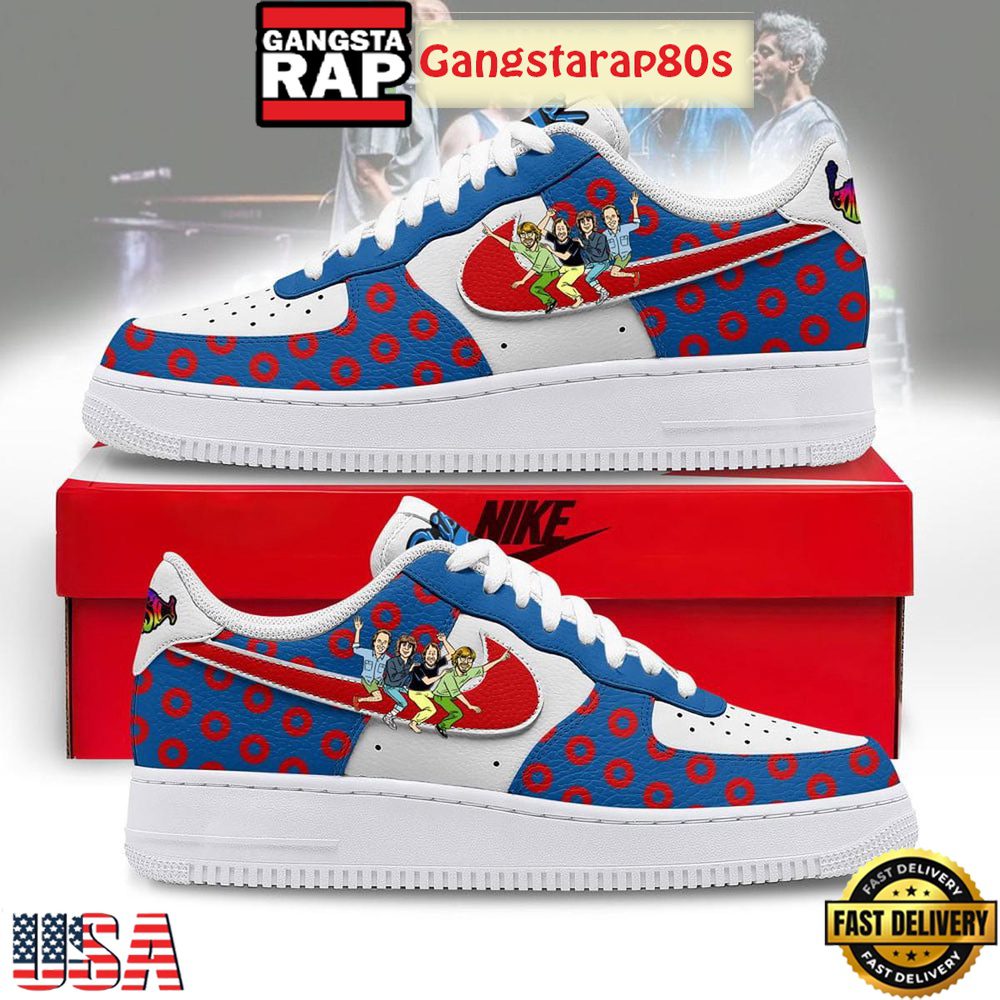 Phish Flying Hot Dog 2025 Air Force 1 Sneakers Shoes Phish Flying Hot Dog 2025 Air Force 1 Sneakers Shoes