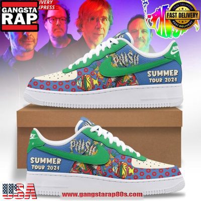 Phish Summer Tour Air Force 1 Sneakers Shoes