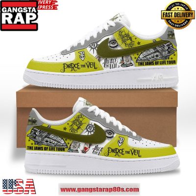 Pierce The Veil One More Time Tour Special Air Force 1 Running Sneakers Shoes