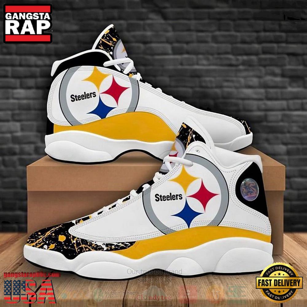 Pittsburgh Steelers Football NFL Air Jordan 13 Shoes Pittsburgh Steelers Football NFL Air Jordan 13 Shoes