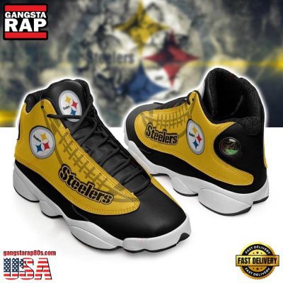 Pittsburgh Steelers NFL Ver 12 Air Jordan 13 Sneakers Shoes