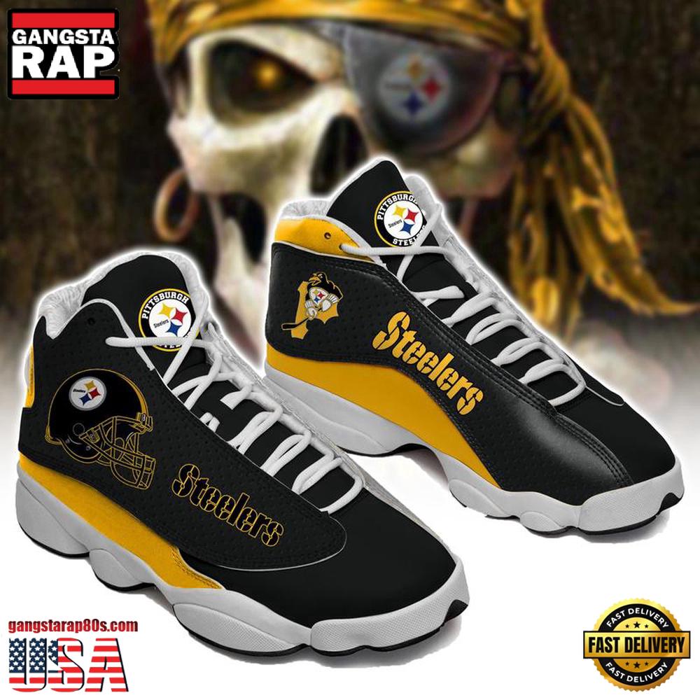 Pittsburgh Steelers NFL Ver 14 Air Jordan 13 Sneakers Shoes Pittsburgh Steelers NFL Ver 14 Air Jordan 13 Sneakers Shoes