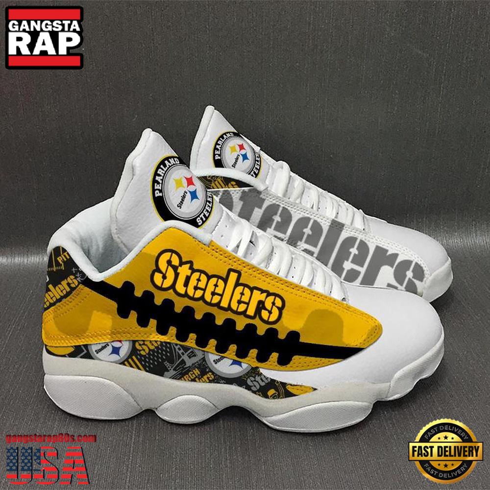 Pittsburgh Steelers NFL Ver 7 Air Jordan 13 Sneakers Shoes Pittsburgh Steelers NFL Ver 7 Air Jordan 13 Sneakers Shoes