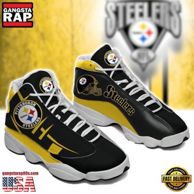 Pittsburgh Steelers NFL Ver 8 Air Jordan 13 Sneakers Shoes