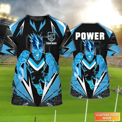 Port Adelaide | Power Personalized Name 3D Tshirt Tad 02