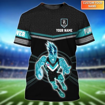 Port Adelaide | Power Port Adelaide Personalized Name 3D Tshirt