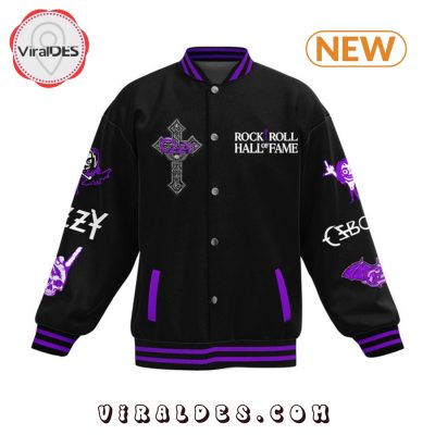 Prince of Darkness Ozzy Osbourne Signatures Baseball Jacket