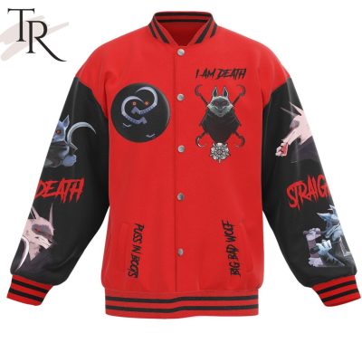 Puss In Boots Big Red Wolf I Just Love The Smell Offear Baseball Jacket