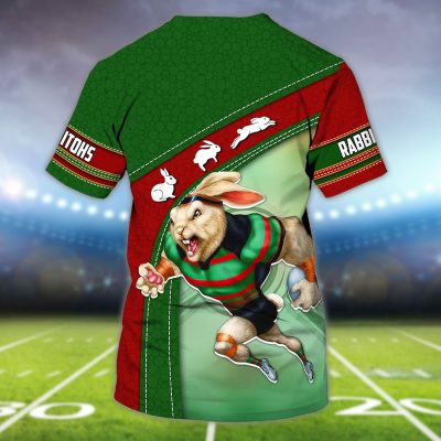 Rabbitohs Fans Personalized Name 3D Tshirt 2323