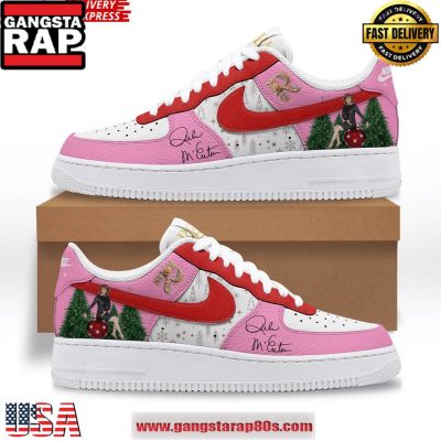 Reba McEntire Christmas Holiday Special Air Force 1 Running Sneakers Shoes