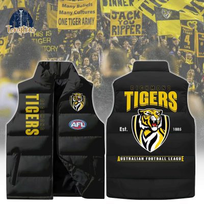 Richmond Football Club Tigers AFL Sleeveless Jacket