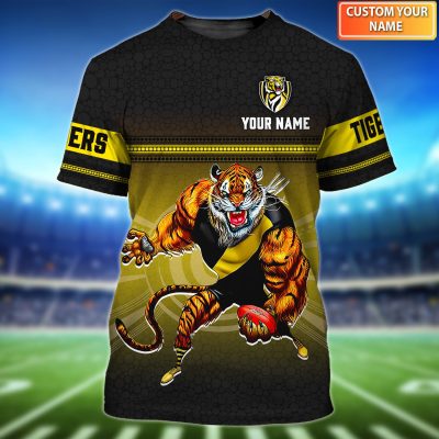 Richmond Tigers | Richmond Tigers Personalized Name 3D Tshirt
