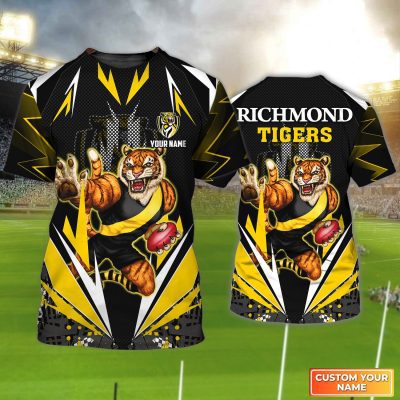 Richmond Tigers | Tigers Personalized Name 3D Tshirt Tad 03