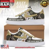 Riley Green Damn Country Music Tour 2025 Air Force 1 Running Sneakers Shoes2523.jpg - demo10
