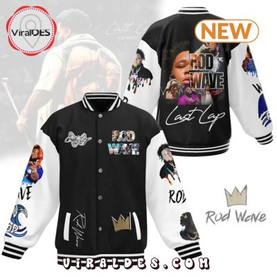 Rod Wave - Last Lap Signatures Baseball Jacket