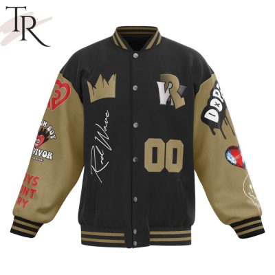 Rod Wave My Darkest Times Taught Me To Shine Baseball Jacket