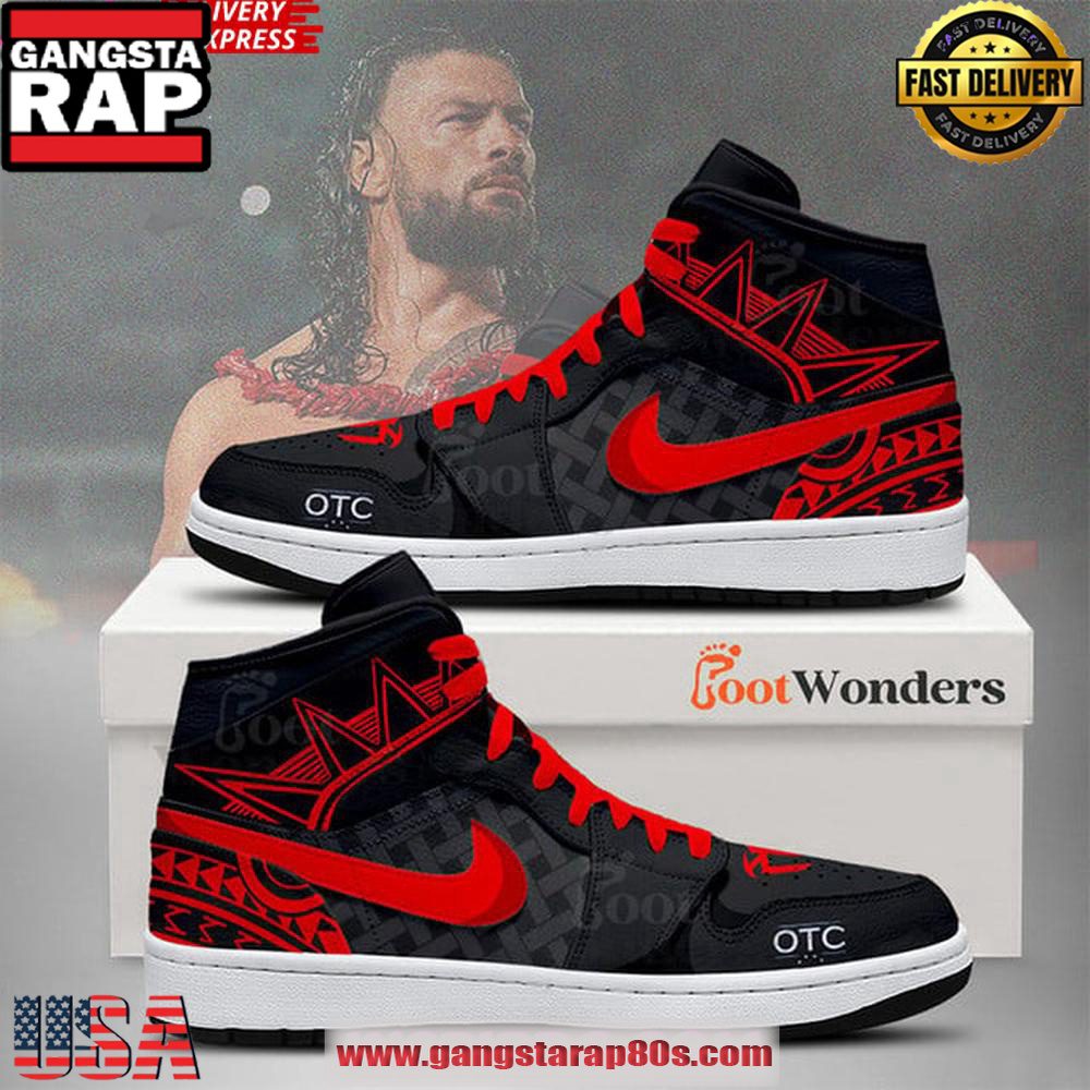 Roman Reigns WWE WrestleMania 41 Limited Edition Air Jordan 1 Sneakers Shoes Roman Reigns WWE WrestleMania 41 Limited Edition Air Jordan 1 Sneakers Shoes