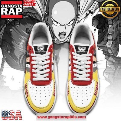 Saitama One Punch Man Limited Edition Air Force 1 Shoes Running Sneakers