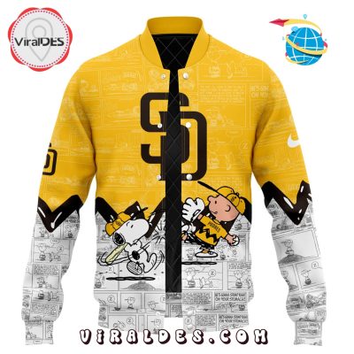 San Diego Padres 75th Anniversary of Peanuts Baseball Jacket