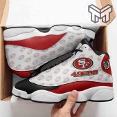 San Francisco 49ers Air Jordan 13 Nfl Fans Sport White Black J13 Shoes Type02 1.jpg - demo10