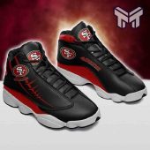 San Francisco 49ers Air Jordan 13nfl Big Logo Football Team White Black J13 Shoes Type04.jpg - demo10