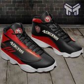 San Francisco 49ers Air Jordan 13nfl Fans Sport Shoes Team White Black J13 Shoes.jpg - demo10