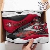 San Francisco 49ers Air Jordan 13nfl Fans Sport White Black J13 Shoes Type010.jpg - demo10