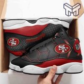 San Francisco 49ers Air Jordan 13nfl Fans Sport White Black J13 Shoes Type08 1.jpg - demo10