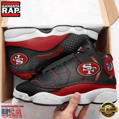 San Francisco 49Ers NFL Football Team Air Jordan 13 Shoes 3