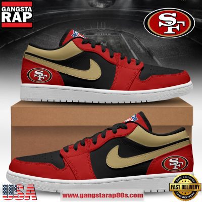 San Francisco 49ers NFL Legacy Premium Running Sneakers Shoes