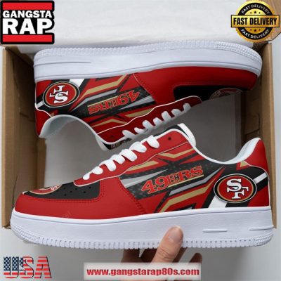 San Francisco 49ers NFL Unique Sports Design Air Force 1 Sneakers Shoes