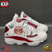 San Francisco 49Ers NFL Ver 1 Air Jordan 13 Sneakers Shoes