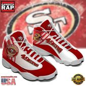 San Francisco 49Ers NFL Ver 3 Air Jordan 13 Sneakers Shoes