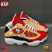 San Francisco 49Ers NFL Ver 4 Air Jordan 13 Sneakers Shoes