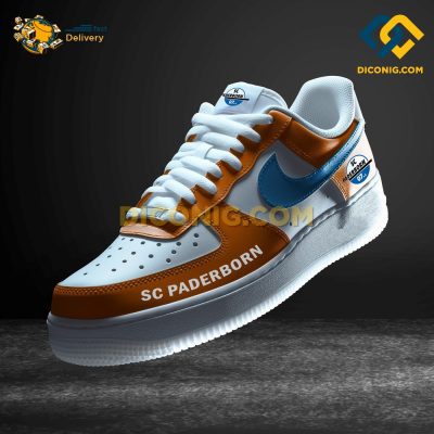 SC Paderborn Custom Shoes Orange Bundesliga Air Force 1 DICONIG FASHION