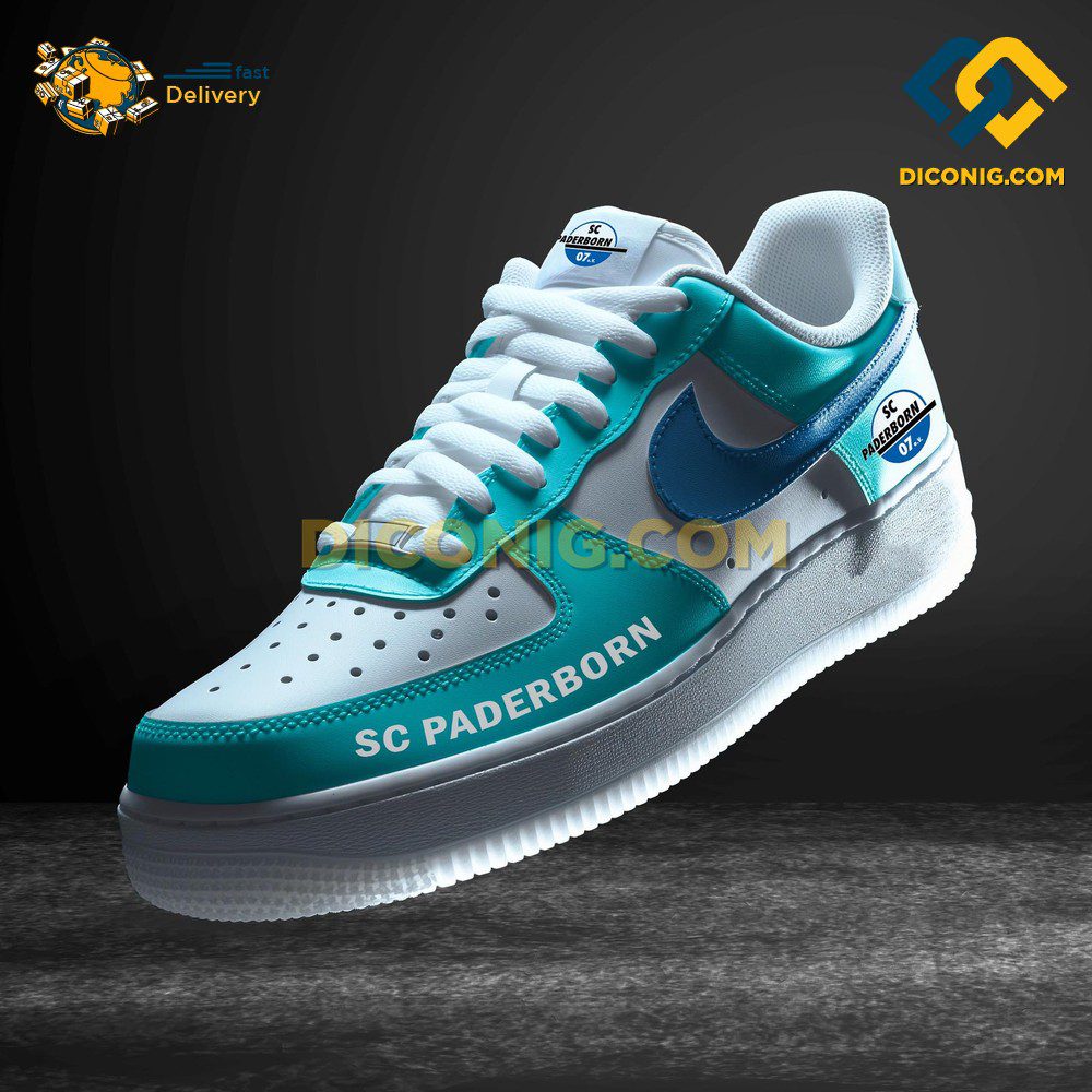 SC Paderborn Custom Shoes Teal Bundesliga Air Force 1 DICONIG FASHION SC Paderborn Custom Shoes Teal Bundesliga Air Force 1 DICONIG FASHION