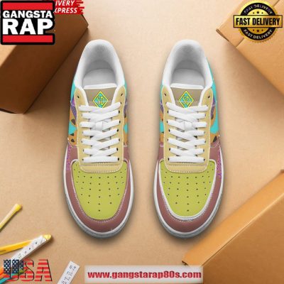 Scooby Doo Mystery Machine Air Force 1 Sneakers Shoes