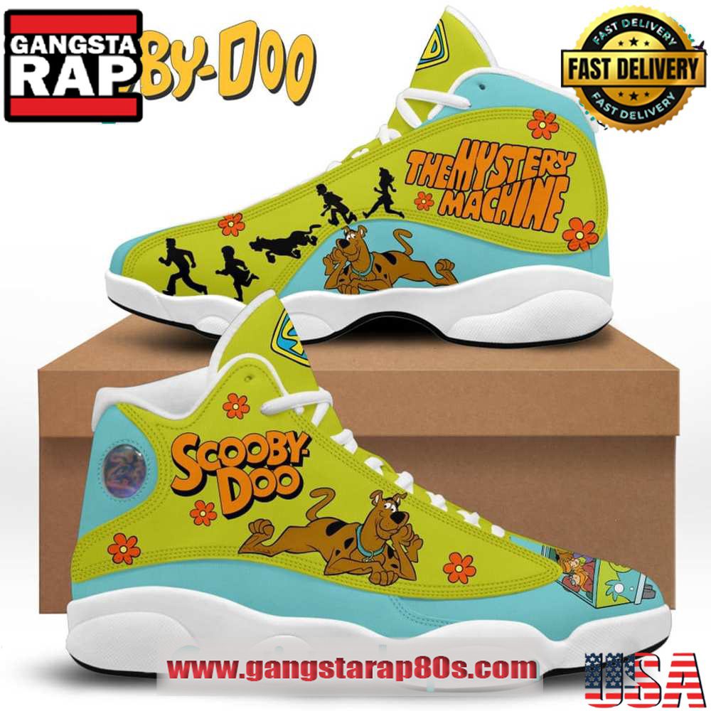 Scooby Doo The Mystery Machine Air Jordan 13 Sneakers Shoess Scooby Doo The Mystery Machine Air Jordan 13 Sneakers Shoess